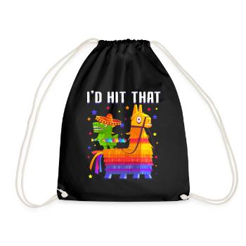 Drôle Meme Citation Taco Fête mexicaine, Fiesta Mexico - Sac de sport léger - noir - Devant
