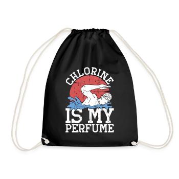 Nageur Chlore Is My Perfume Sport Nautique Plongée - Sac de sport léger - noir - Devant