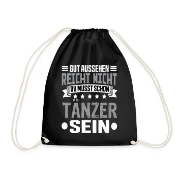 Dancer - Drawstring Bag - black - Front