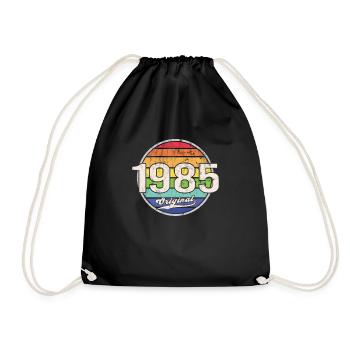 1985 Anniversaire Année Original - Sac de sport léger - noir - Devant