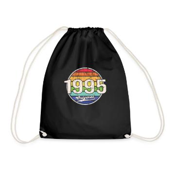 1995 Anniversaire Année Original - Sac de sport léger - noir - Devant