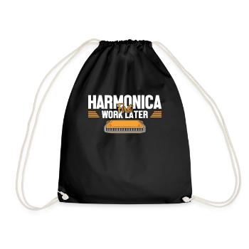Harmonica Première œuvre plus tard Harmoniste Harmoniciste - Sac de sport léger - noir - Devant