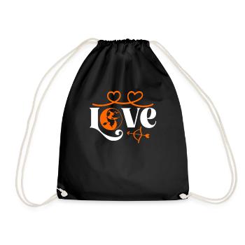 Mystical Gothic Occult Witch Halloween Lovers - Drawstring Bag - black - Front