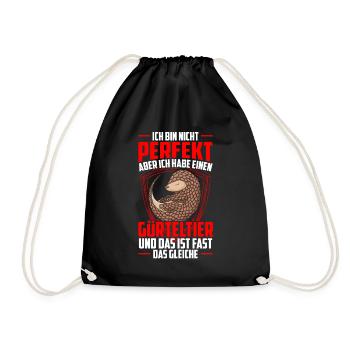 Armadillo is not perfect Armadillo Armadillo - Drawstring Bag - black - Front