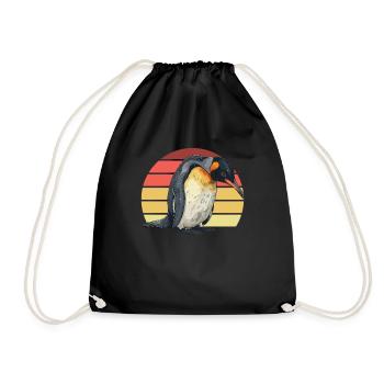 Pingouin Kawaii Pingouin mignon - Sac de sport léger - noir - Devant