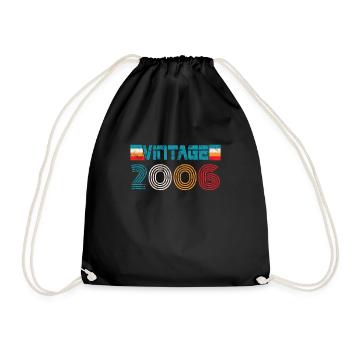 Millésime anniversaire 2006 - Sac de sport léger - noir - Devant