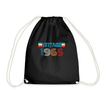 Millésime anniversaire 1965 - Sac de sport léger - noir - Devant