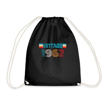 Millésime anniversaire 1962 - Sac de sport léger - noir - Devant