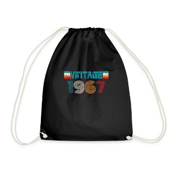 Millésime anniversaire 1967 - Sac de sport léger - noir - Devant