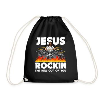 Rock 'n' Roll Music, Dancing, Concert, Festival - Drawstring Bag - black - Front