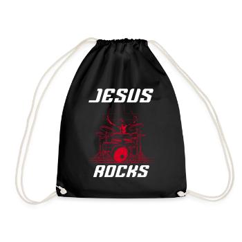Rock 'n' Roll Music, Dancing, Concert, Festival - Drawstring Bag - black - Front