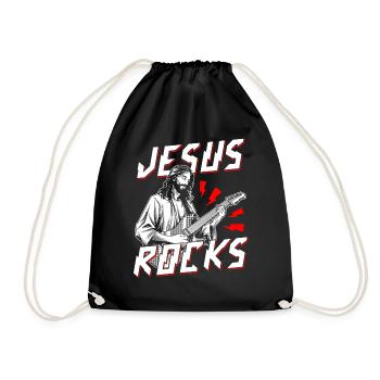 guitare, musicien, groupe de musique, guitariste, - Sac de sport léger - noir - Devant