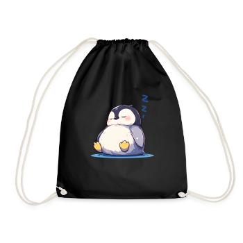 Pingouin Kawaii Pingouin mignon - Sac de sport léger - noir - Devant