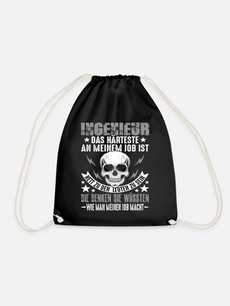 Ingenieur Ingenieure Ingenieur Humor Ingenieure - Turnbeutel - Schwarz