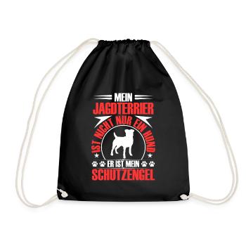Hunting Terrier Protects Me Chien de chasse allemand - Sac de sport léger - noir - Devant