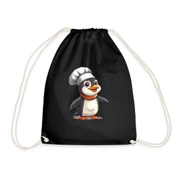 Pingouin Kawaii Pingouin Mignon - Sac de sport léger - noir - Devant