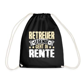 Caregiver Legend Retires - Drawstring Bag - black - Front