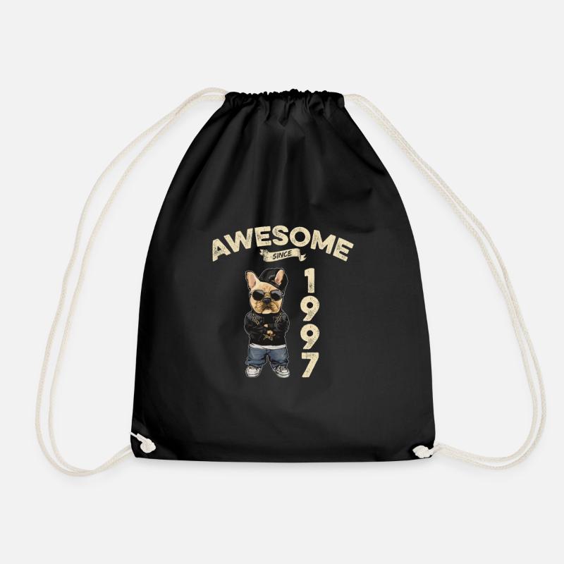1997 Geburtstag Awesome since Cool Dog - Turnbeutel - Schwarz