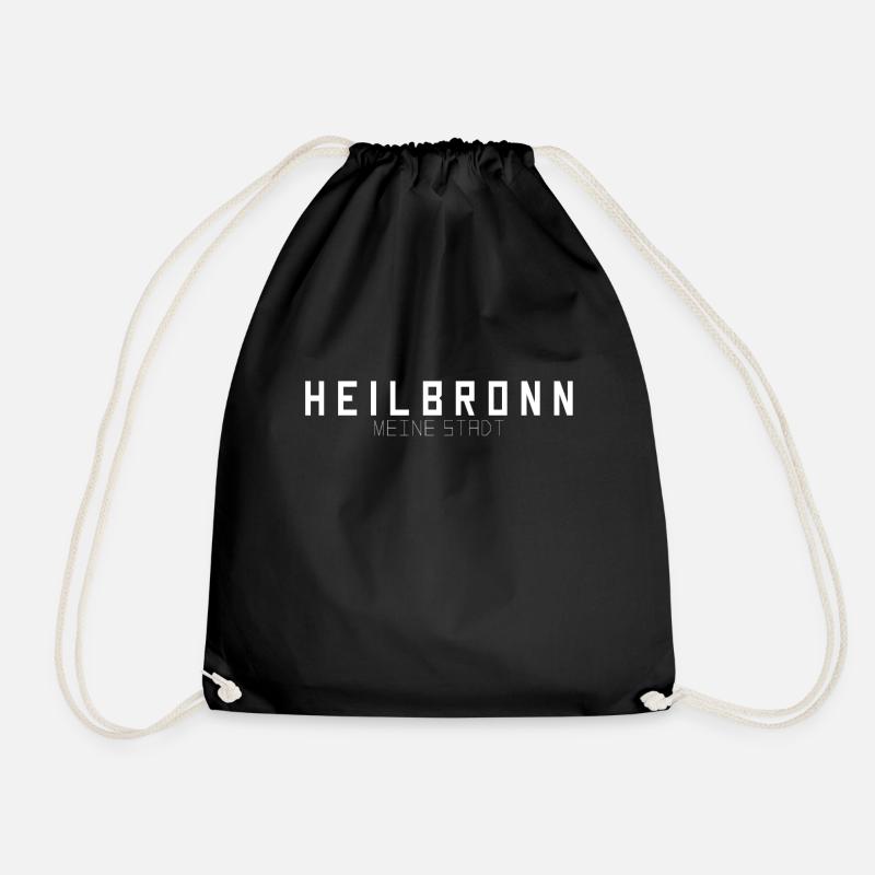Heilbronn Meine Stadt - Turnbeutel - Schwarz