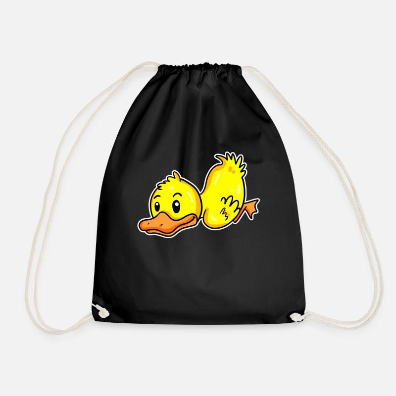 Ente - Turnbeutel - Schwarz