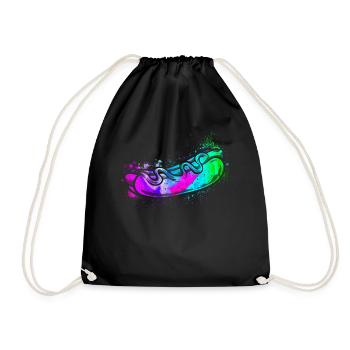 Hot-dog Adulte Aquarelle - Sac de sport léger - noir - Devant