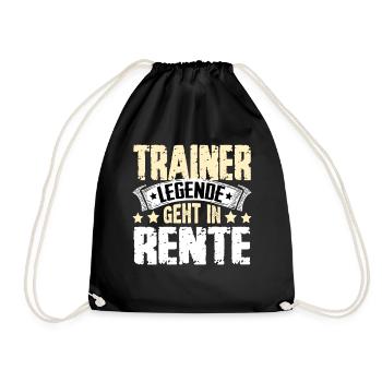 Coach legend retires - Drawstring Bag - black - Front