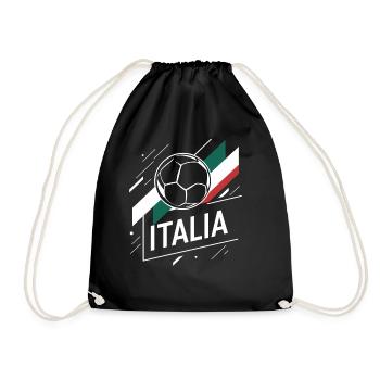 Italy Shirt 2024 Italy Italia Rome Turin Milan - Drawstring Bag - black - Front