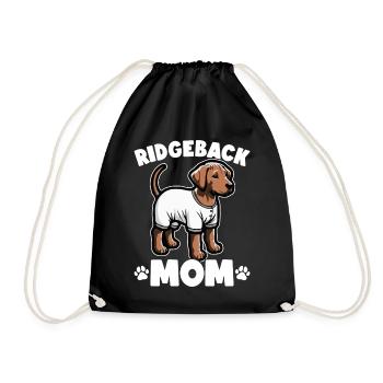 Rhodesian Ridgeback Hund Rhodesian Ridgebacks - Turnbeutel - Schwarz - Vorne