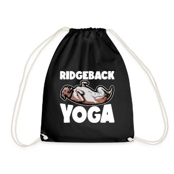 Chien Rhodesian Ridgeback Rhodesian Ridgebacks - Sac de sport léger - noir - Devant