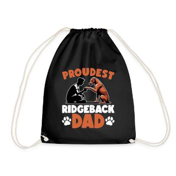 Rhodesian Ridgeback Dad Rhodesian Ridgeback - Sac de sport léger - noir - Devant