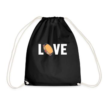 Capoeira Love Ginga Capoeirista Danse - Sac de sport léger - noir - Devant