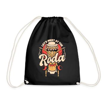 Rencontrons-nous à la danse Roda Capoeirista Ginga - Sac de sport léger - noir - Devant