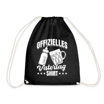 Chemise officielle de la fête des pères Papa Fête des pères Père - Sac de sport léger - noir - Devant