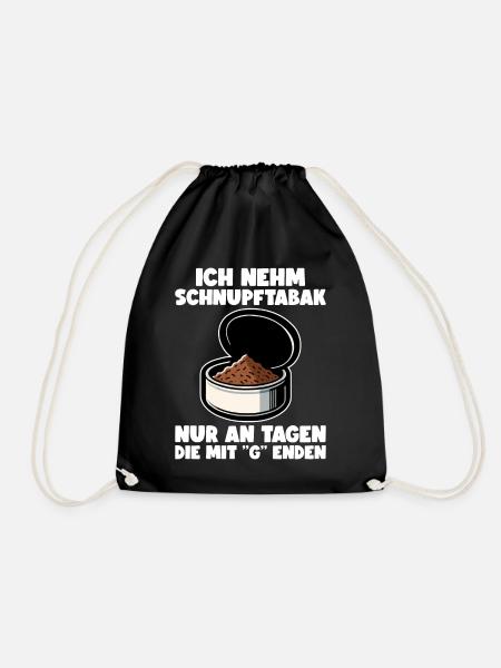 Schnupftabak Priis Schnupftabak Dose - Turnbeutel - Schwarz