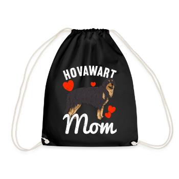 Hovawart Hund Hovawart Hunde - Turnbeutel - Schwarz - Vorne