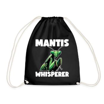 Mante religieuse Entomologie des insectes Entomologiste - Sac de sport léger - noir - Devant
