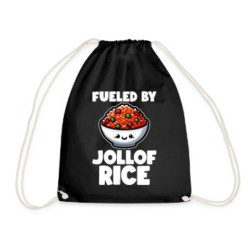 Riz Jollof - Sac de sport léger - noir - Devant