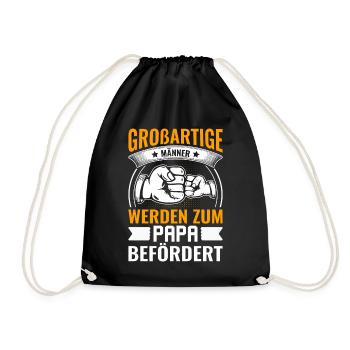 De grands hommes sont promus au rang de papa - Va - Sac de sport léger - noir - Devant