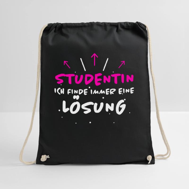 Studentin Spruch Universität Studentin Geschenk Turnbeutel