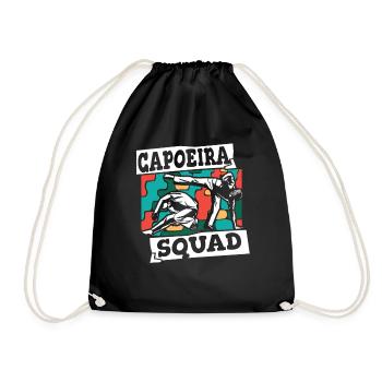 Danse de l’équipe de capoeira Ginga Capoeirista - Sac de sport léger - noir - Devant