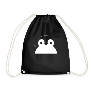 Pingouin Kawaii Pingouin Mignon - Sac de sport léger - noir - Devant