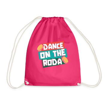 Tanz auf der Roda Capoeirista Ginga Tanz Capoeira - Turnbeutel - Fuchsia - Vorne