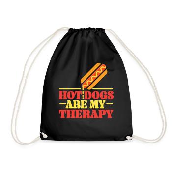 Les hot-dogs pour adultes sont mes hot-dogs - Sac de sport léger - noir - Devant