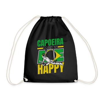 La capoeira me rend heureux Capoeirista Ginga Dance - Sac de sport léger - noir - Devant