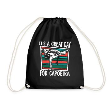 C’est un grand jour pour la Capoeira Capoeirista Ginga - Sac de sport léger - noir - Devant