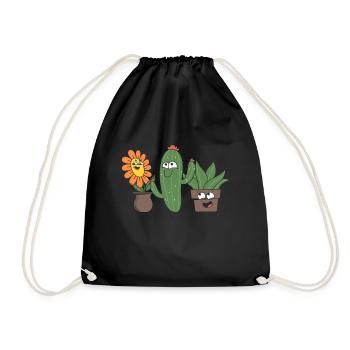 Hobby Gardener Gardening Funny Garden Plants - Turnbeutel - Schwarz - Vorne