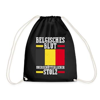 Belge Belgique - Sac de sport léger - noir - Devant