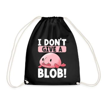 Poisson blob mignon poisson laid - Sac de sport léger - noir - Devant