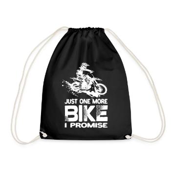 Juste une moto de plus que je promets moto de motocross - Sac de sport léger - noir - Devant