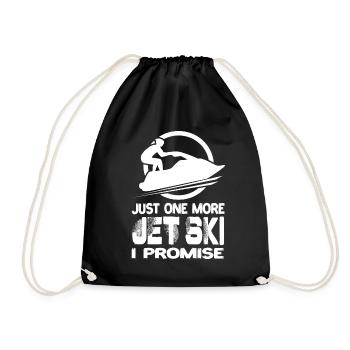 Just One More Jet Ski I Promise Jetski Jetskis - Turnbeutel - Schwarz - Vorne